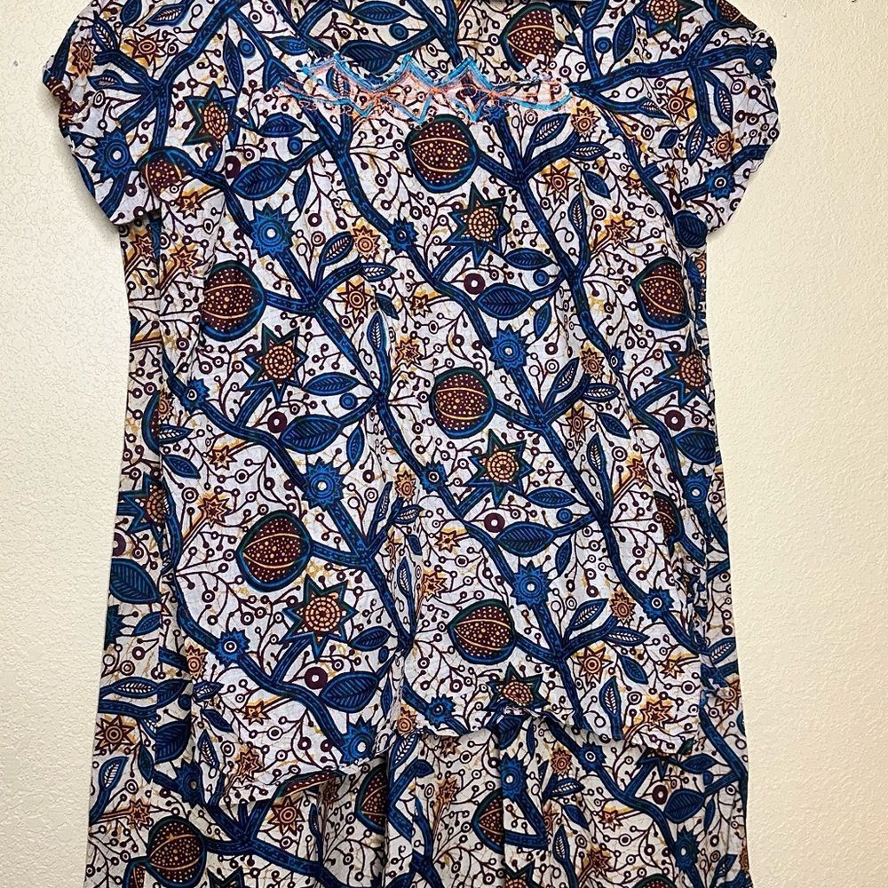 Authentic, Hand Made, Women, African 2-Piece, Skirt and Blouse, Size 14